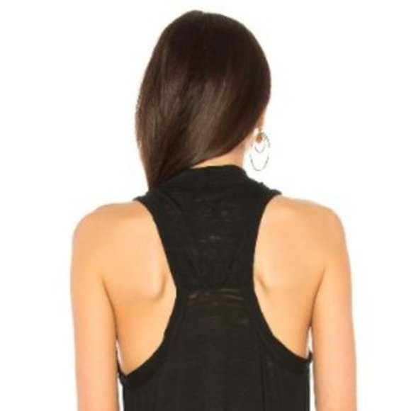 Last One! Free People NWT S Brisbane Black Tank Racerback Perfect for Summer! - Picture 7 of 12